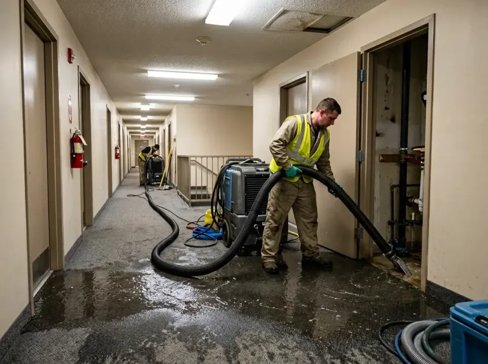 multi-unit-apartment-hallway-f-005 — frequently asked questions, Emergency Burst Pipe Water Extraction & Removal in South Bl…